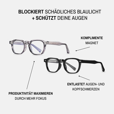 Sonnenbrille oder Blaulichtfilterbrille | FADE